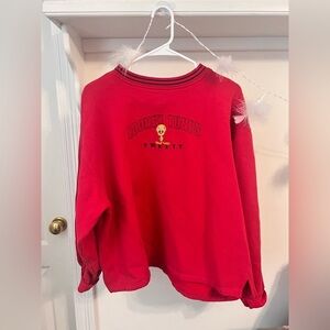 VENDOR ITEM : FINAL PRICE VTG 2001 Looney Tunes Red Women’s XL Embroidered